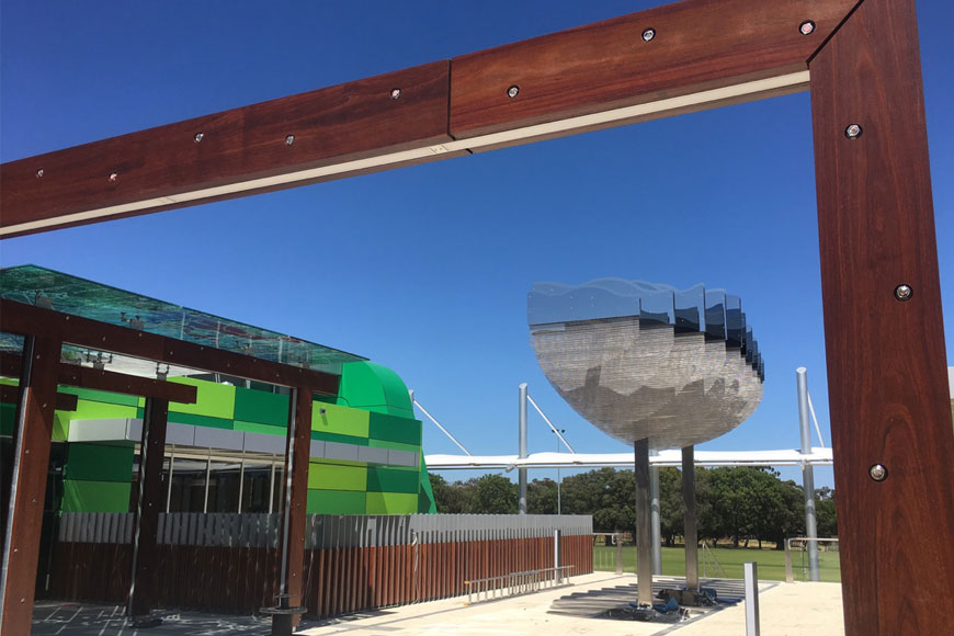 Public art at Manning Community Centre