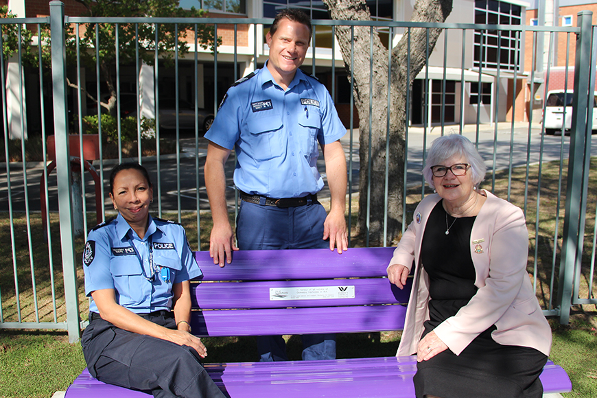 Purple Bench