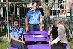 Purple Bench