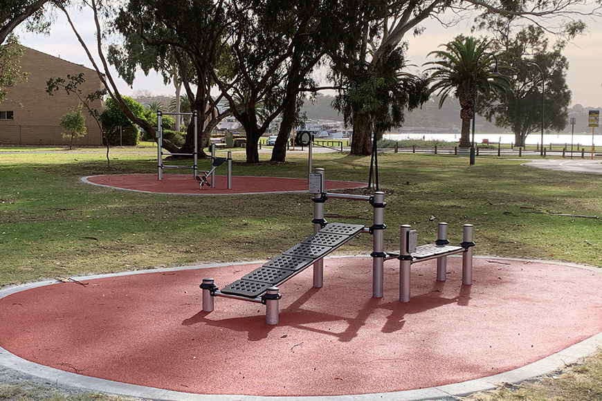 Outdoor exercise equipment in online public parks near me