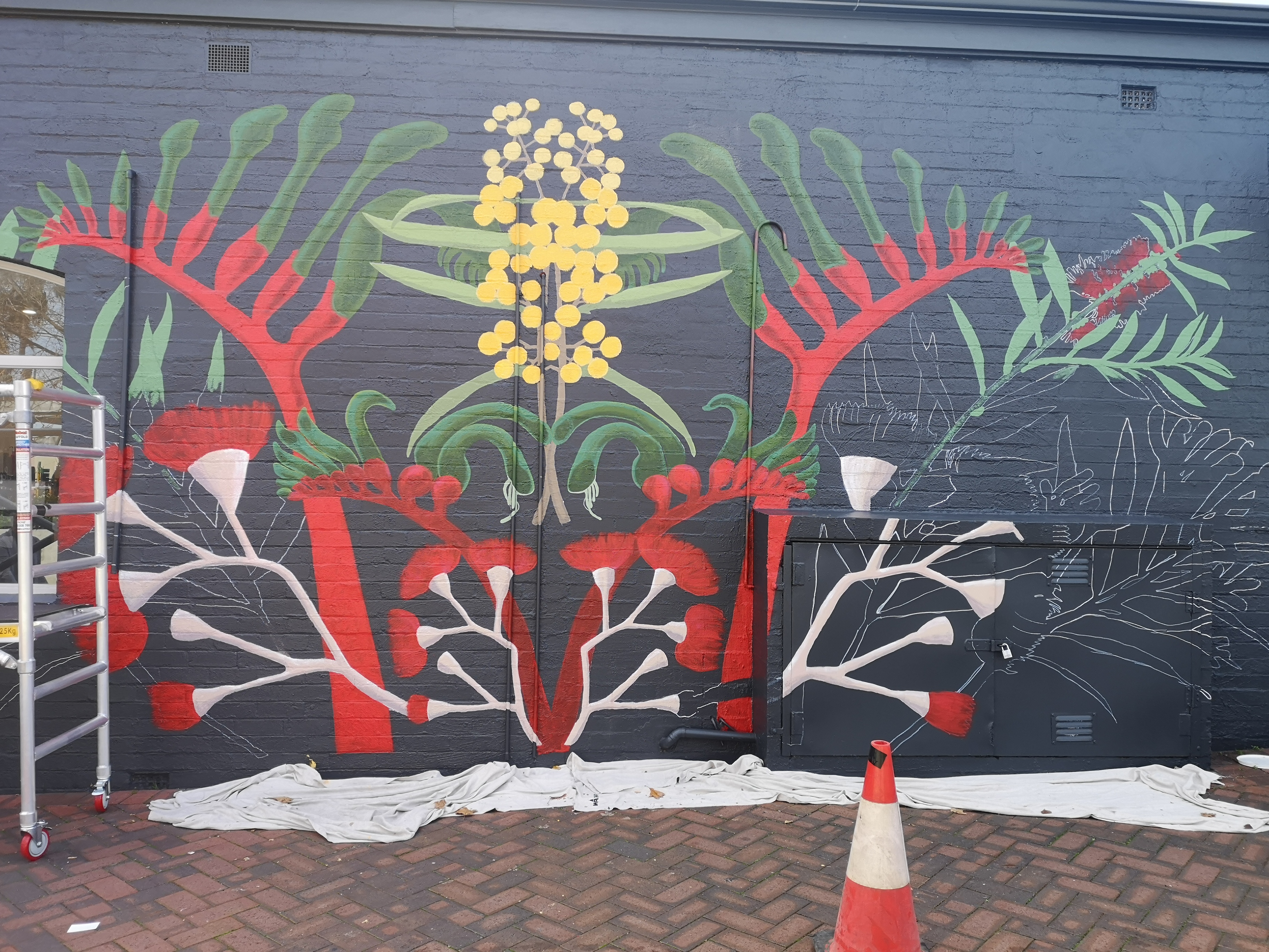 Second mural Connect South Garden Suburb