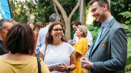 Mayor Greg Milner candid volunteer awards 2019