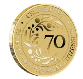 70 Years of Australian Citizenship 2019 Coin in Card