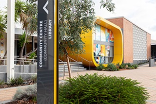 AcolourfulexterioroftheCivicBuilding