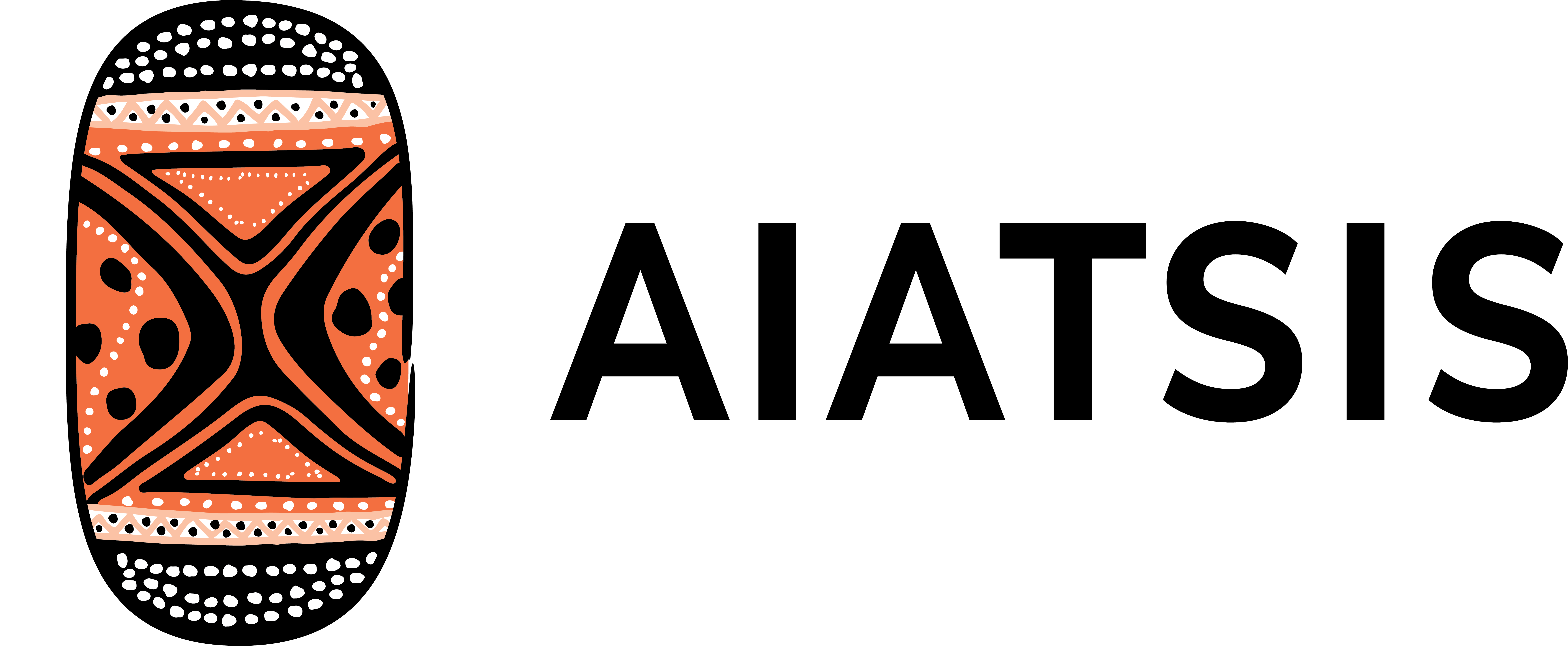 aiatsis logo with Aboriginal artwork