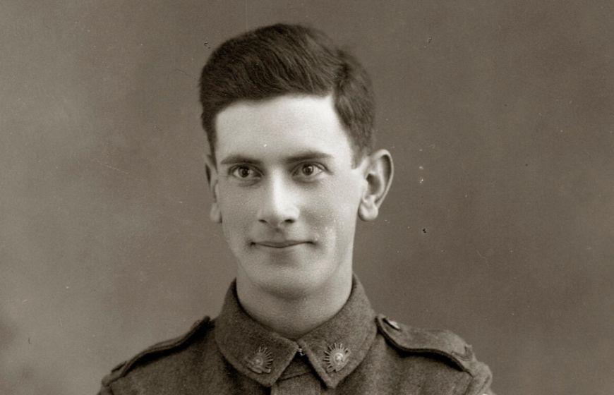 Harry Kahan in Paris, 2 July 1918. Image courtesy of State Library of Western Australia, BA 357/12.