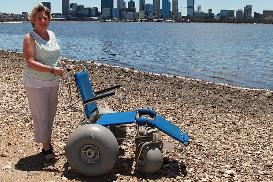 beach wheelchair