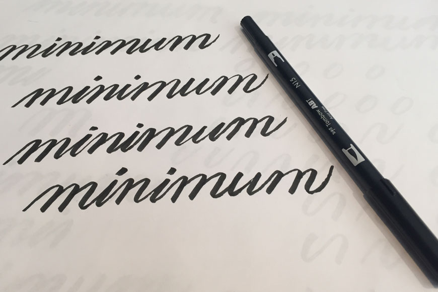 Brush-lettering