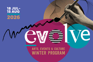 Evolve2026artseventsandculturewinterprogram18Julyto15August2026