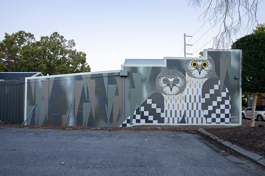 Amok Island mural
