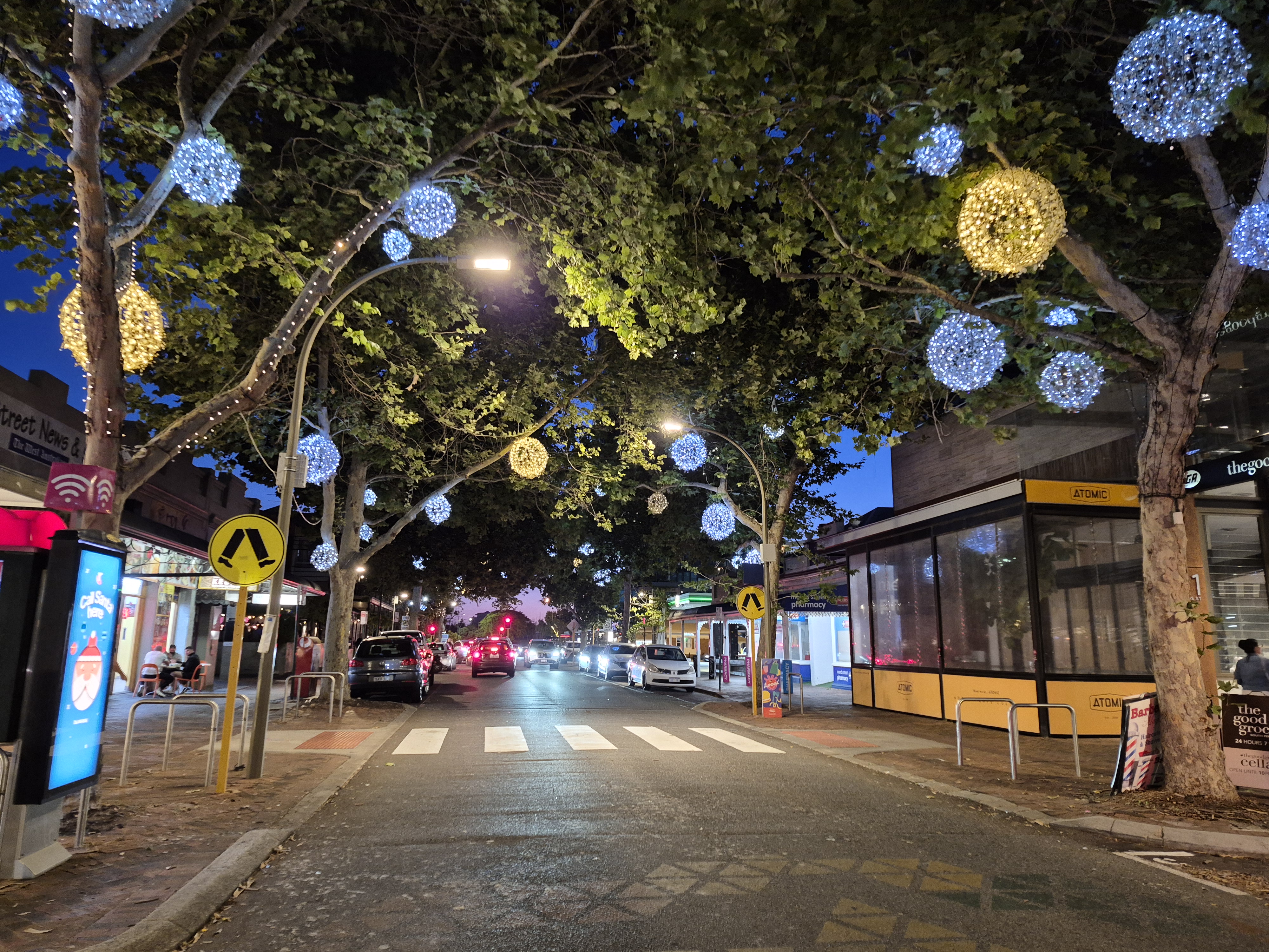 Christmas street light