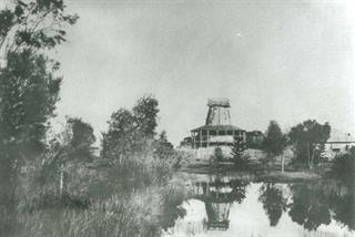 The first mill on Point Belches, taken in 1905
