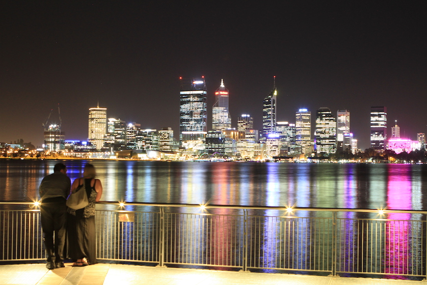 Viewing platform on Sir James Mitchell Park
