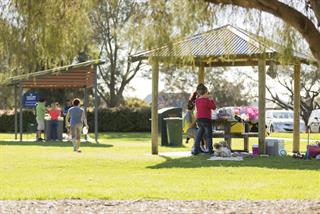 Sir James Mitchell Park barbecue and picnic shelters