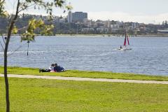 South Perth Esplanade Reserve, western end of the South Perth Foreshore