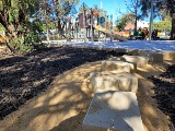 Progress photography of Swanview Reserve playground upgrade