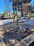 Progress photography of Swanview Reserve playground upgrade