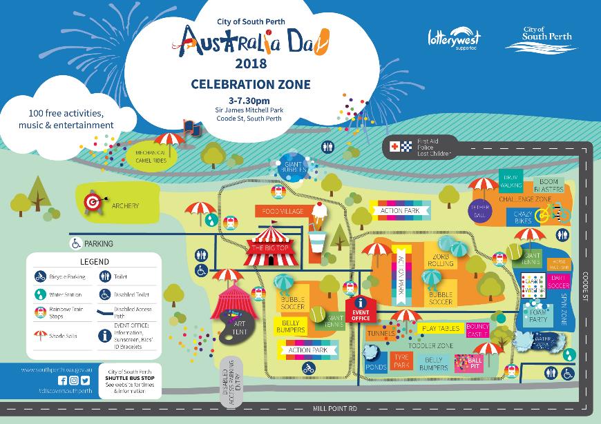 Australia Day Celebration Zone 2018