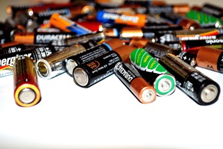 Assortedusedbatteries