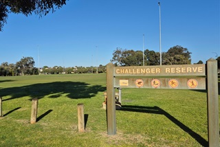 parklandwithasignthatreadsChallengerReserve