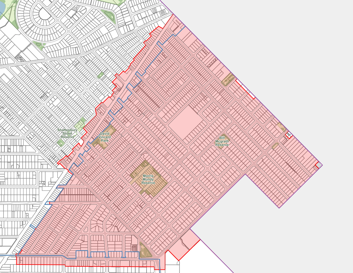 Map of the Kensington underground power area