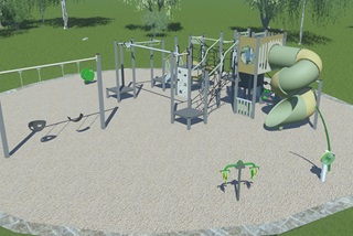 Arenderedimageofaplayground