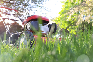 Alawnmowerintallgrass