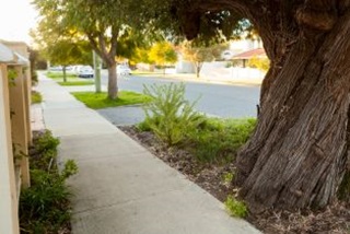 Afootpathonasuburbanstreet