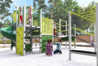 TheindicativedesignforthenewplayspaceatHopeAvenueReserve