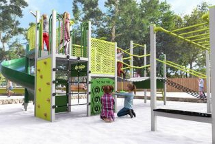 TheindicativedesignforthenewplayspaceatHopeAvenueReserve