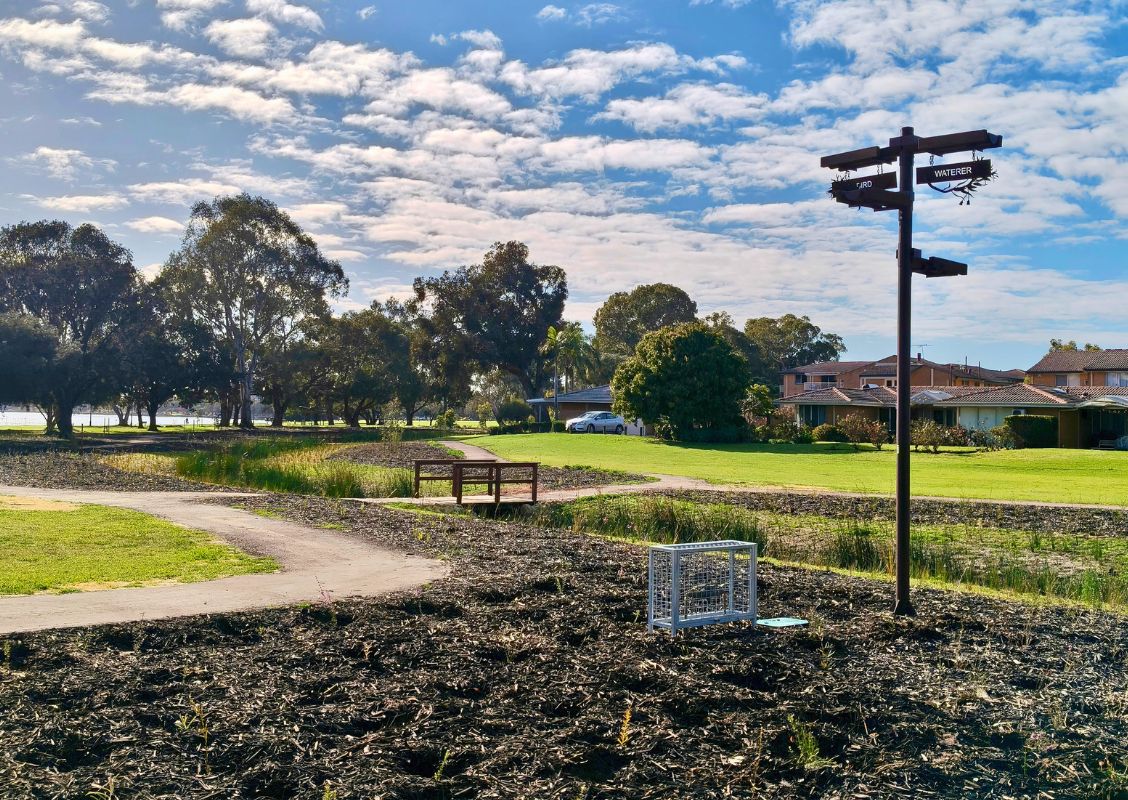 The new bird watering station at Hurlingham Living Stream