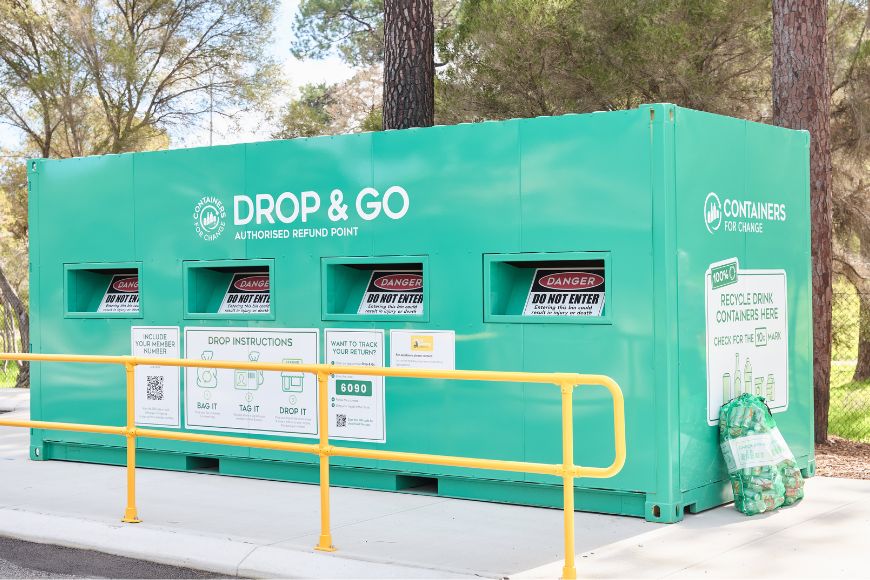 The Containers for Change Drop & Go station