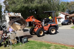 Verge Valet collecting verge waste