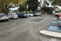 The car park before the upgrades