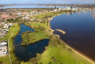 aerialofSouthPerthforeshore