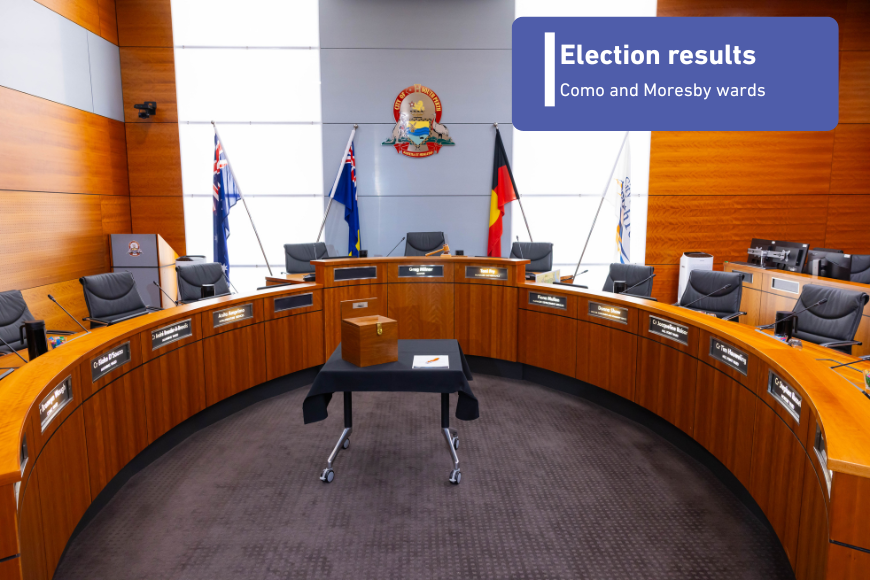 City of South Perth Council Chamber.
