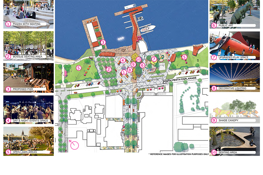 Mends Street foreshore concept design v2